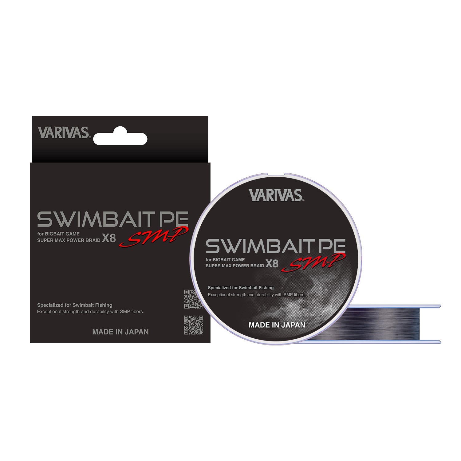 * VARIVAS SWIMBAIT PE SMP X8 100m #Drak Gray for Swimbait game-specific