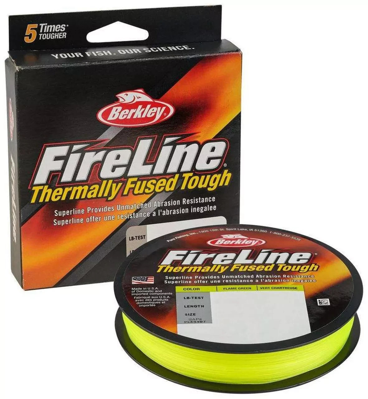 Berkley FireLine Flame Green 6# 125yd