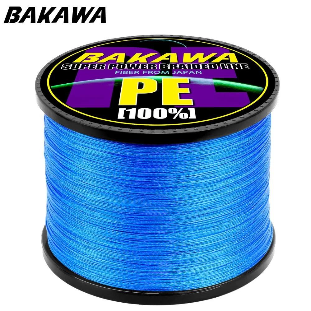 Bakawa 4 Strands Braided Fishing Lines Multifilament Pesca 100m 300m 500m 1000m