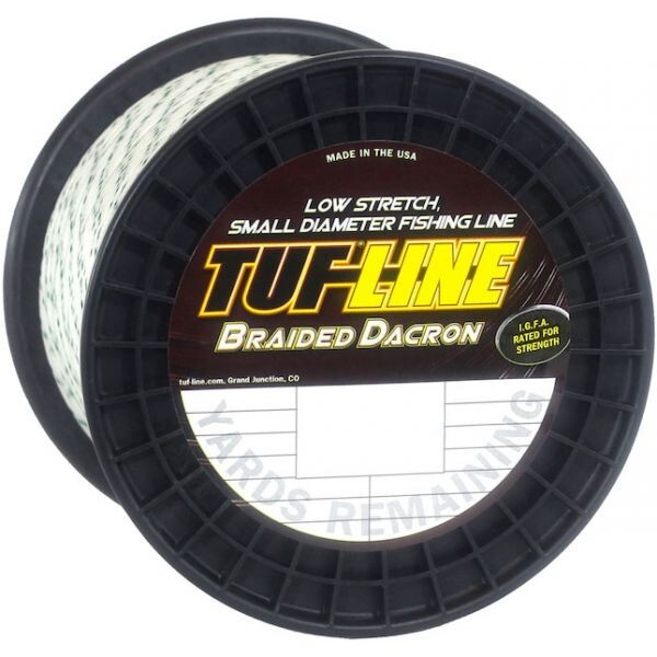 TUF LINE Braided Dacron Braid FISHING LINE 20LB 300 Yds Green Spot NEW!! BR4