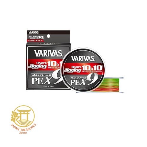 VARIVAS Avani Jigging 10×10 Max Power PE X9 9-strand braided PE line 300m 0.8