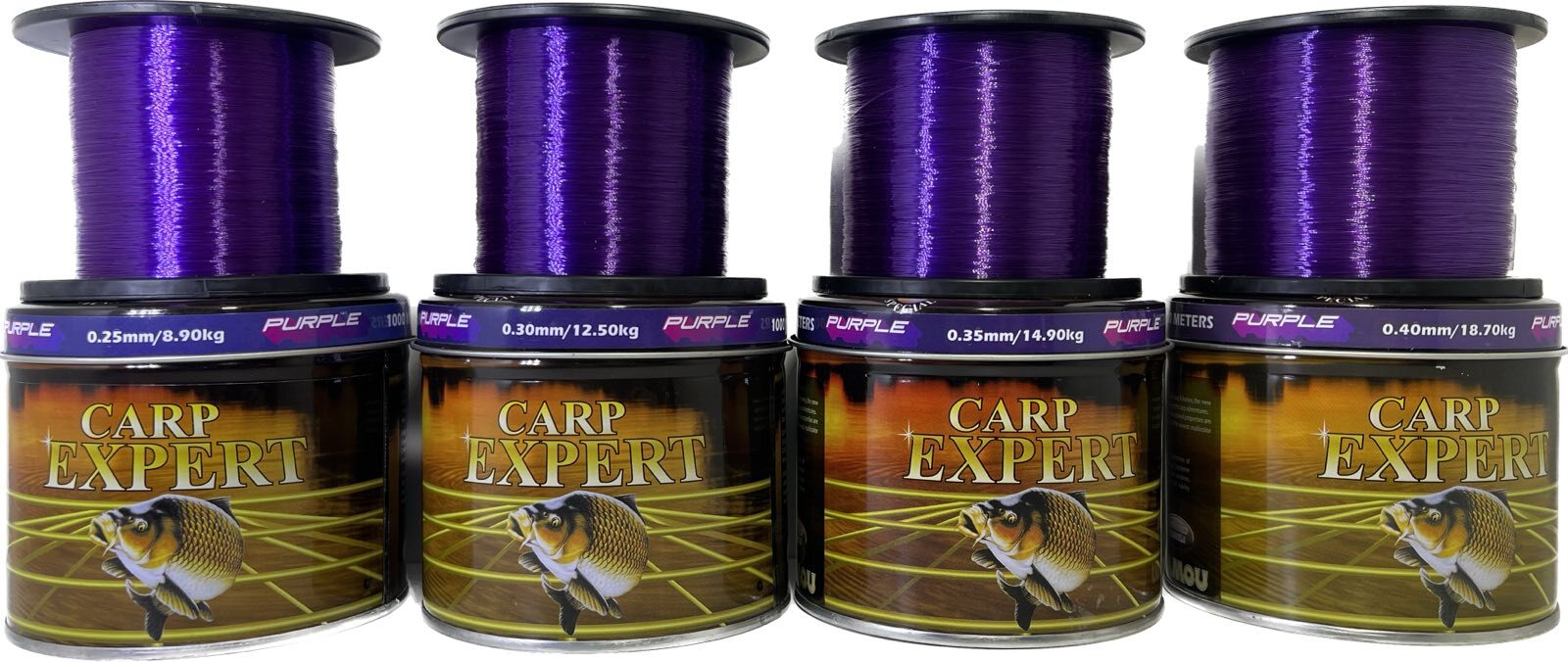 Carp Expert UV Purple Fishing Line 1100 yards / 1000 meters