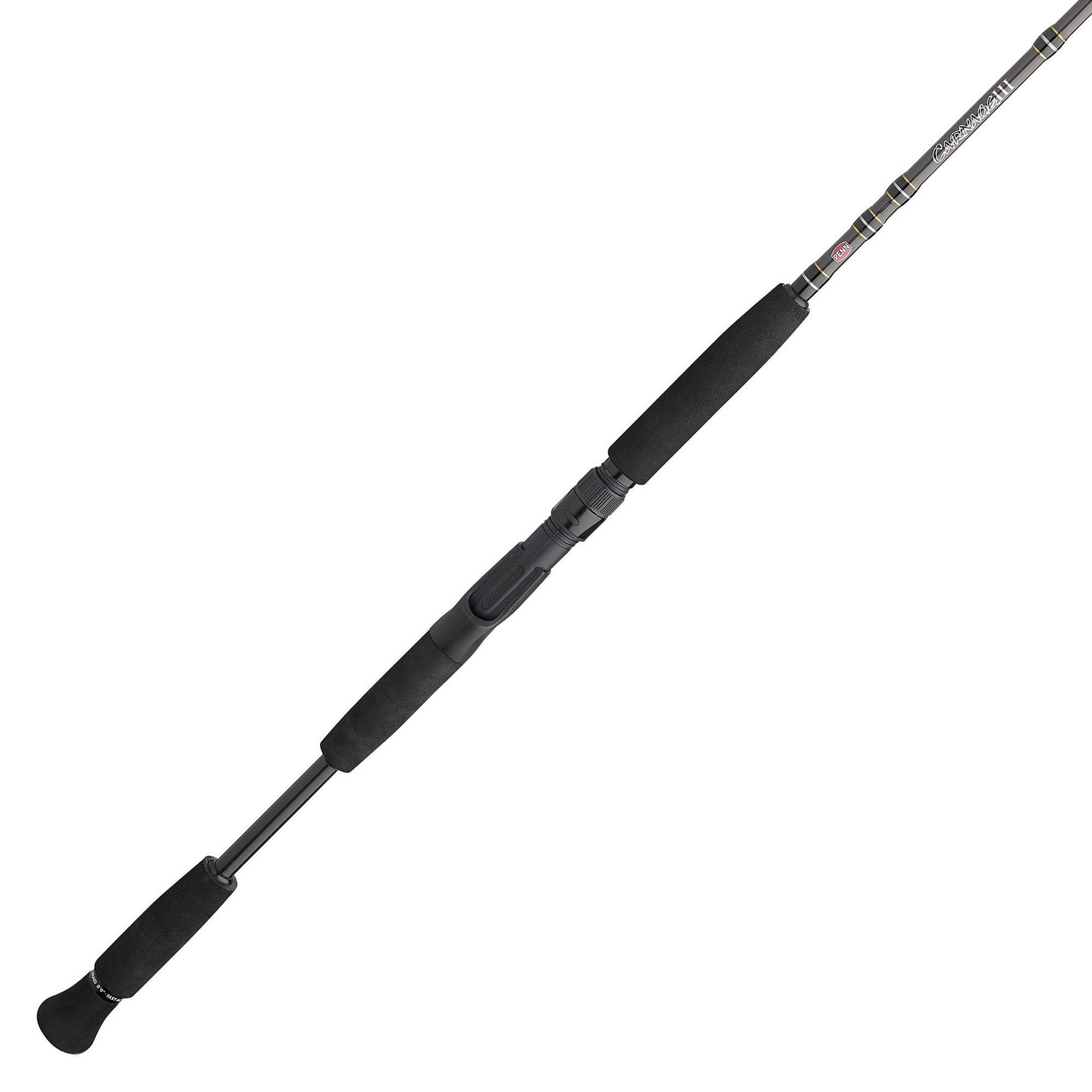 Penn Carnage III Inshore Casting Fishing Rod, 7 Feet, Loads up to 15 Lbs, Black