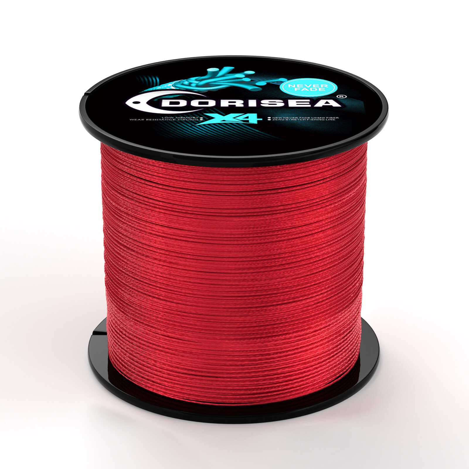 Dorisea Never Fade X4 No Dyeing Braided Fishing line 100m 300m 500m 1000m