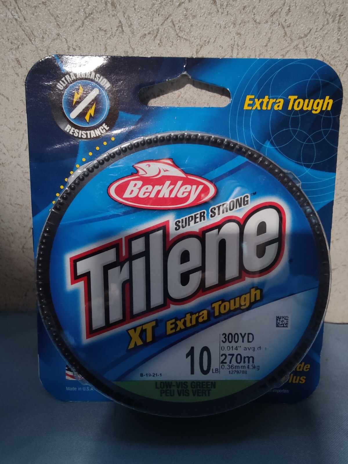 Trilene XT Extra Tough 10 Lb Green 300 Yd