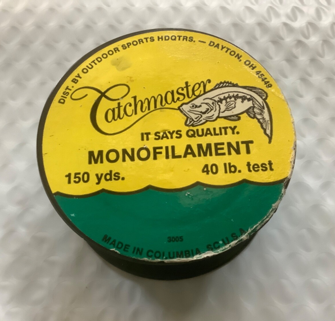 Catchmaster It Says Quality – Monofilament Fishing Line 150 Yds 40 lb. Test