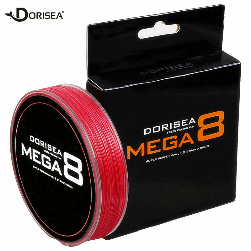 Dorisea 300m Mega 8 Braided Fishing Line 8 Strand 6LB-100LB Pro PE Dynema