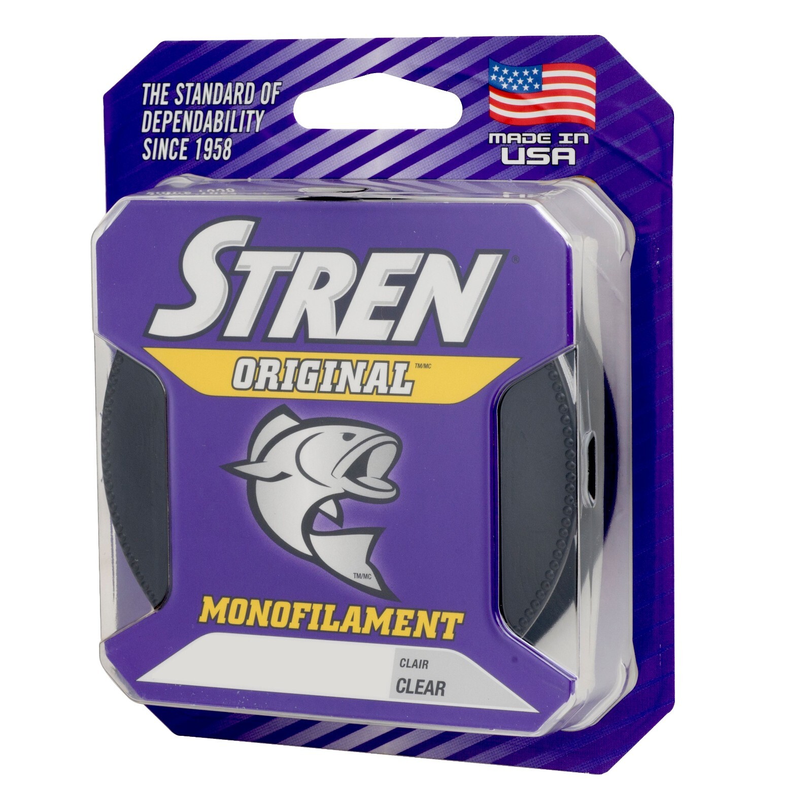 Stren 1304154 Original Clear 12lb Monofilament Fishing Line 330 Yards