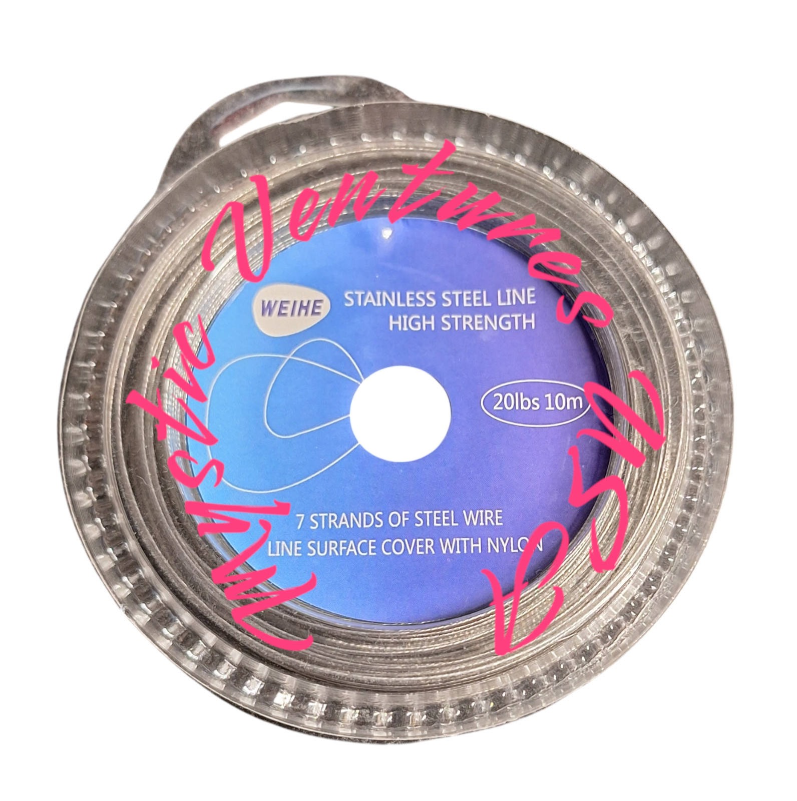 7 Strands Leader Line Steel Wire Fishing Nylon Coated WITH CRIMPS – YOU PICK!!!