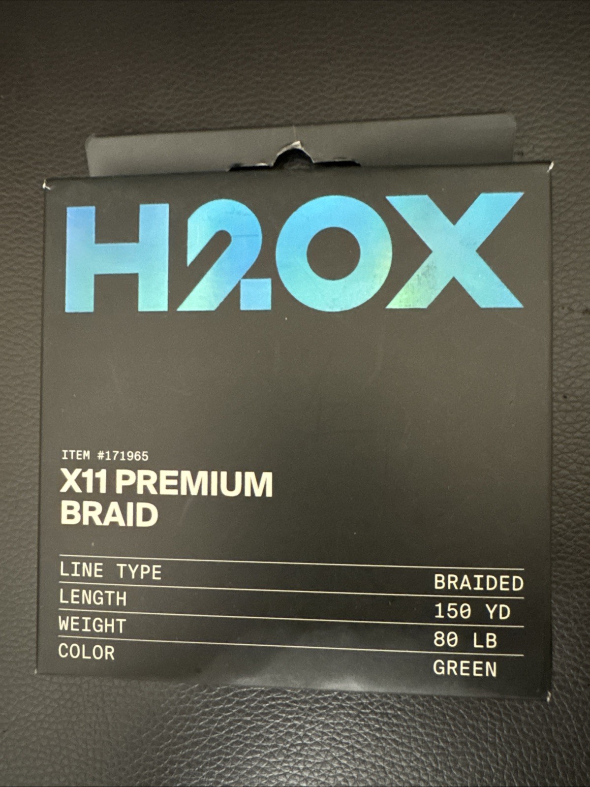 H2OX X11 Premium 8 Strand Braid Fishing Line, 80 Lb Test Green 150 Yds