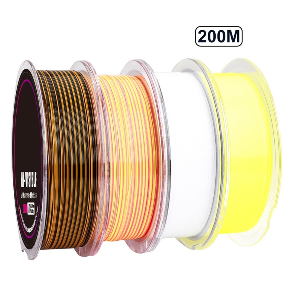 200m Nylon Fishing Line 1.7# & 2.0# Saltwater Freshwater Smooth Retrieval