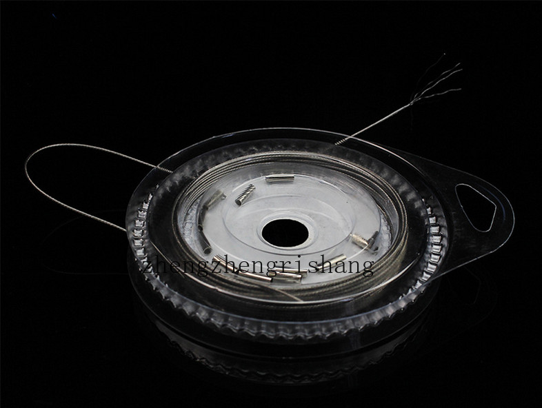 7 Strands Steel Weave Wire Fishing Leader Line Nylon Coated Anti Corrosion Line