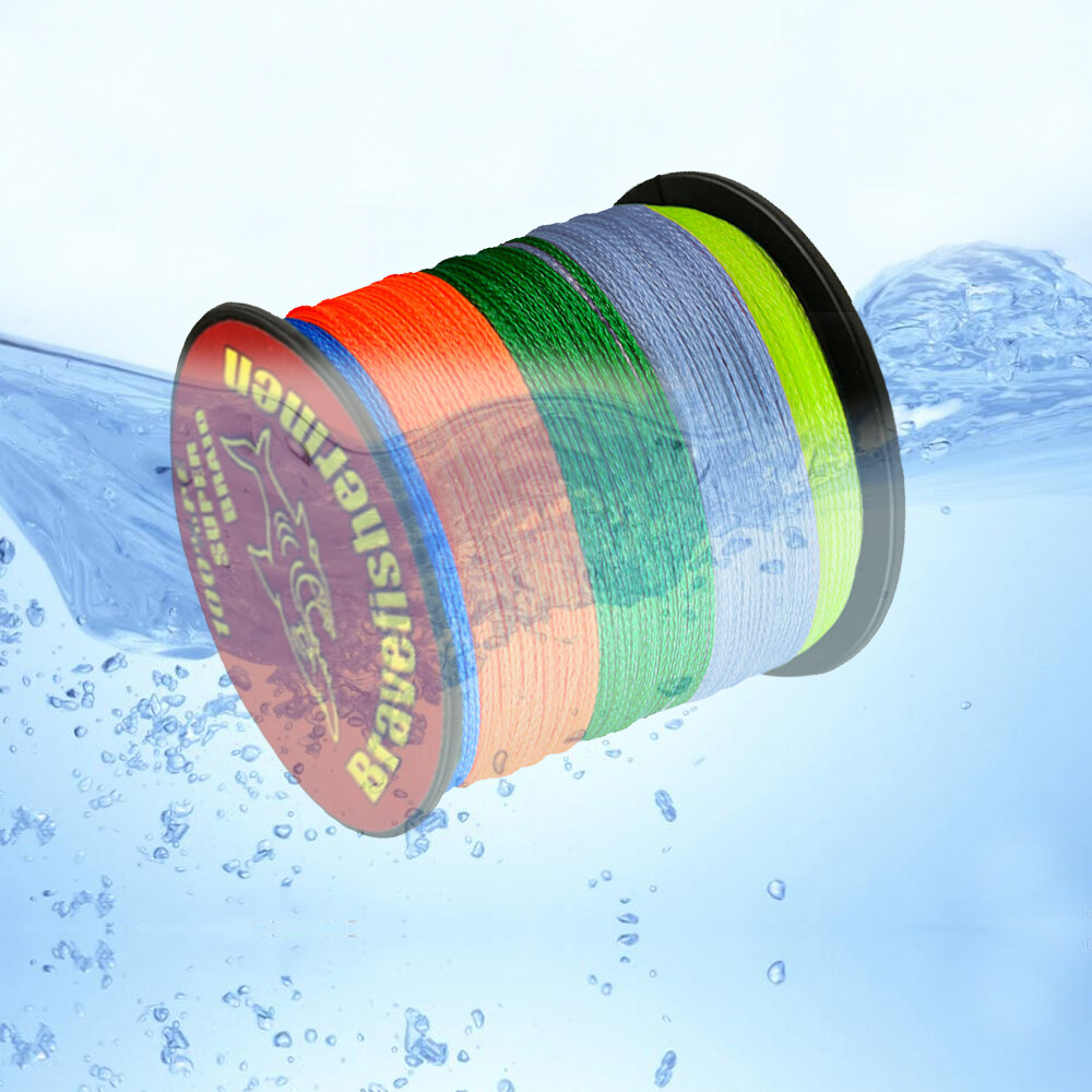 Braided Fishing Line 6lb-100lb 4Strands PE Super Strong Fishing Line 300M 328Yds
