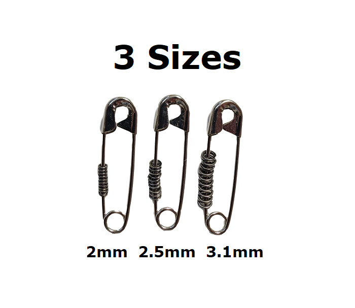 10 Tippet Rings 2mm/2.5mm/3mm Black Nickel Fly Fishing Leader Tippet Ring S/M/L