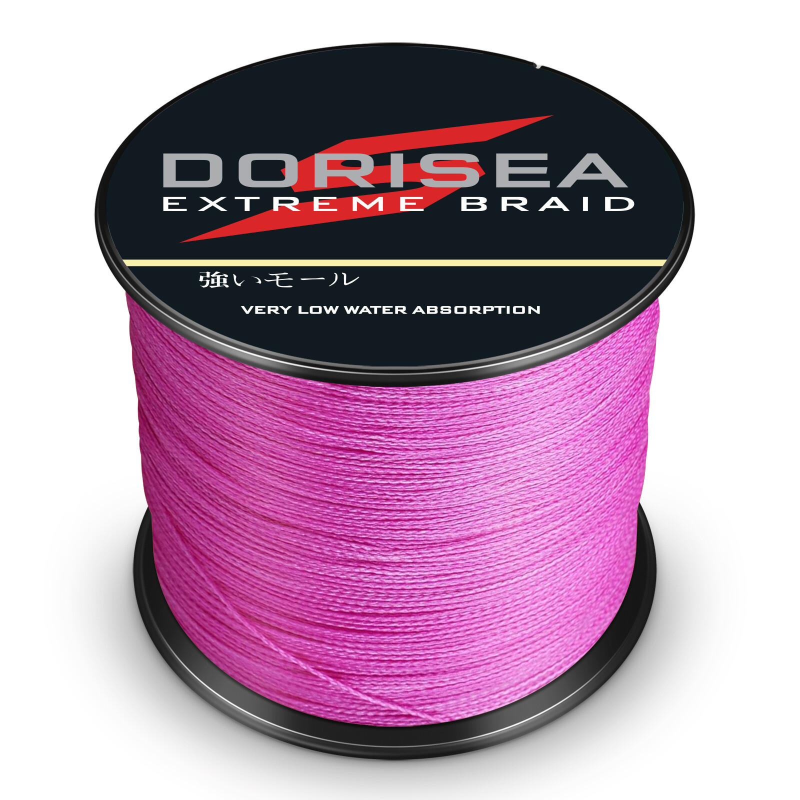 Dorisea 4/8 Strands 100M-2000M Pink PE Extreme Braided Fishing Line 6lbs-300lbs