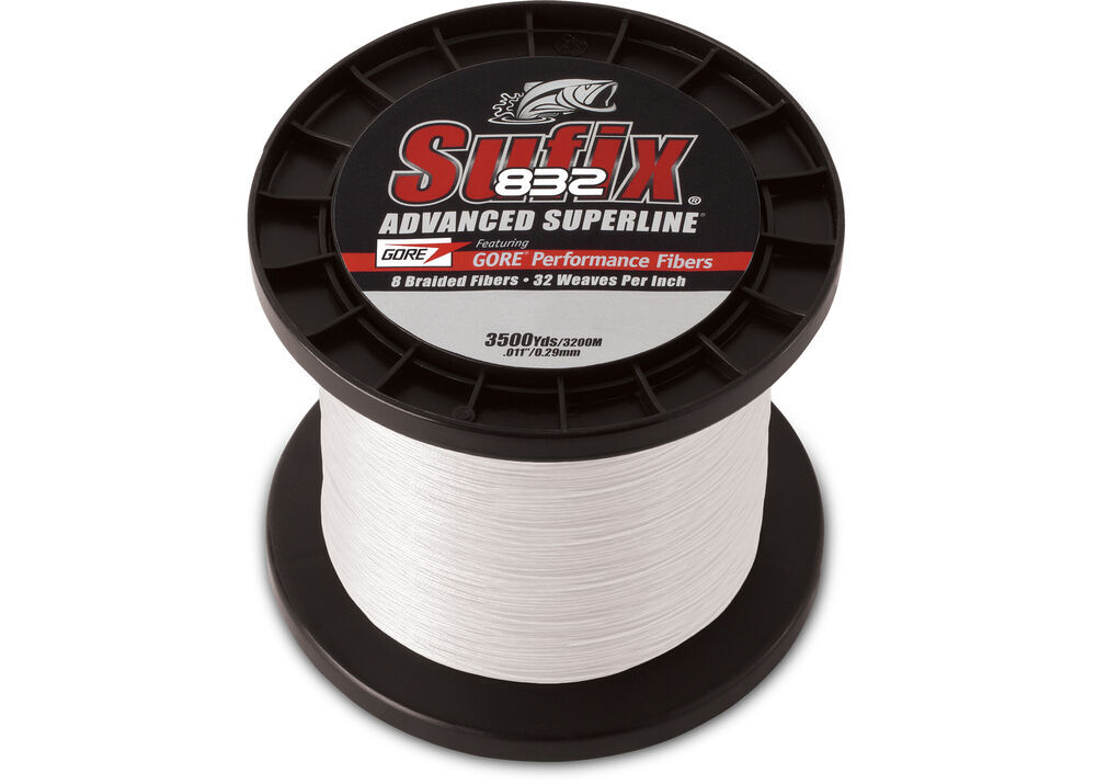 Sufix 832 Braid Fishing Line | Ghost | 20 lb | 3500 yd