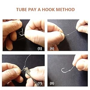 HDV / / Small Fishing Hooks, 10 Different Sizes Tiny Fish Hook Set for