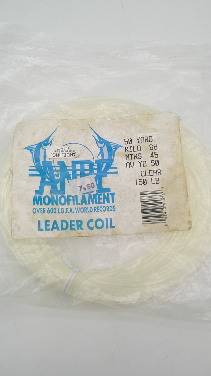 Miscellaneous Lot of Monofilament for Fishing Various Lengths and Max Weight
