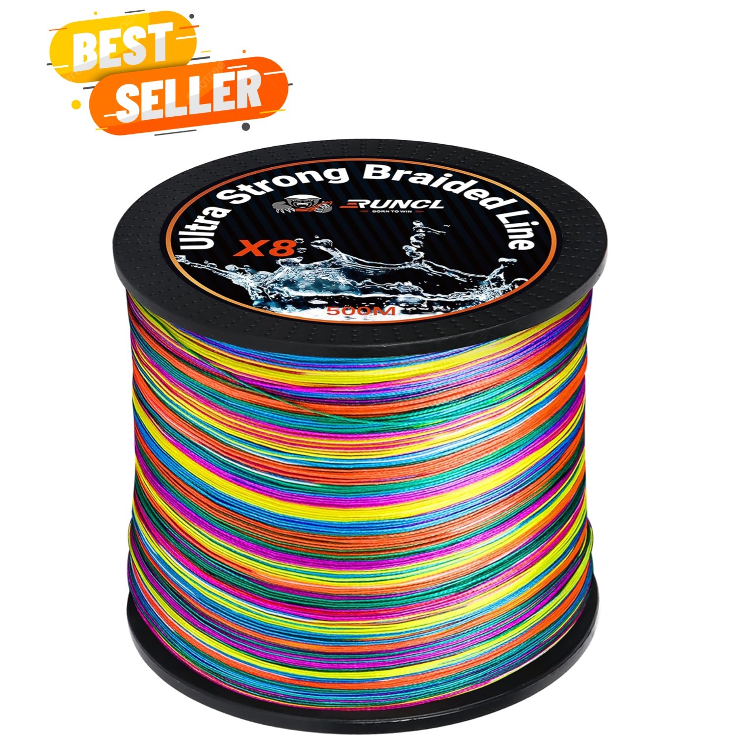 8 Strands Braided Fishing Line – High Visibility Colored Braid Line, Super St…