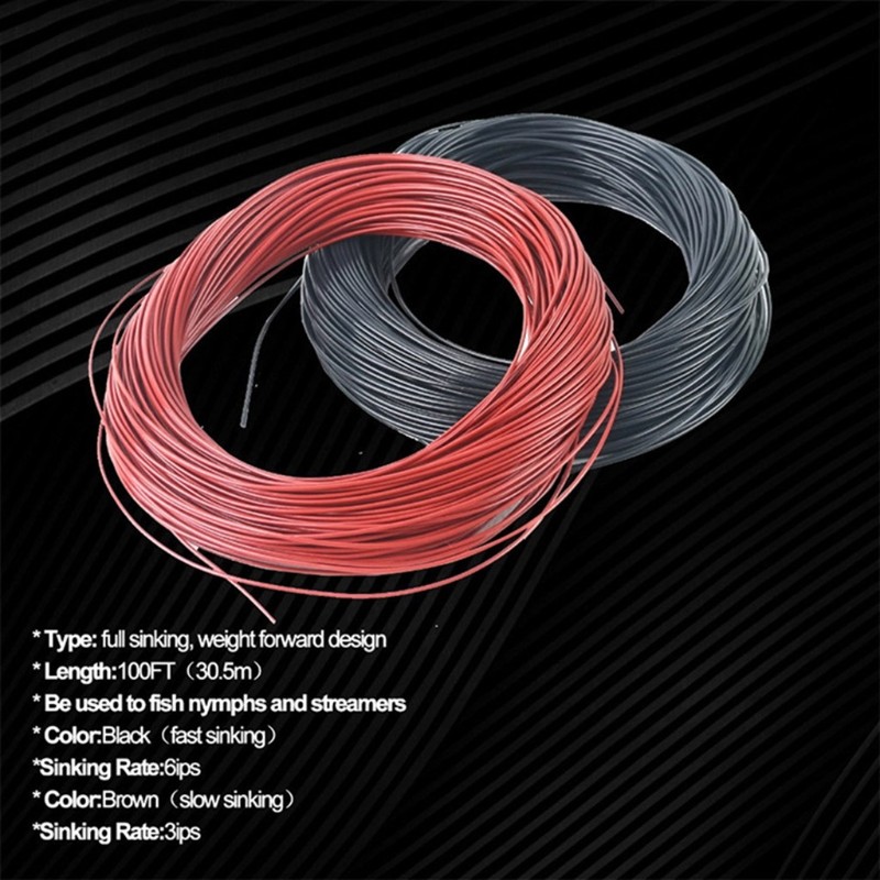3IPS/6IPS Floating Intermediate Sinking Sink Tip Floating Fly Fishing Line