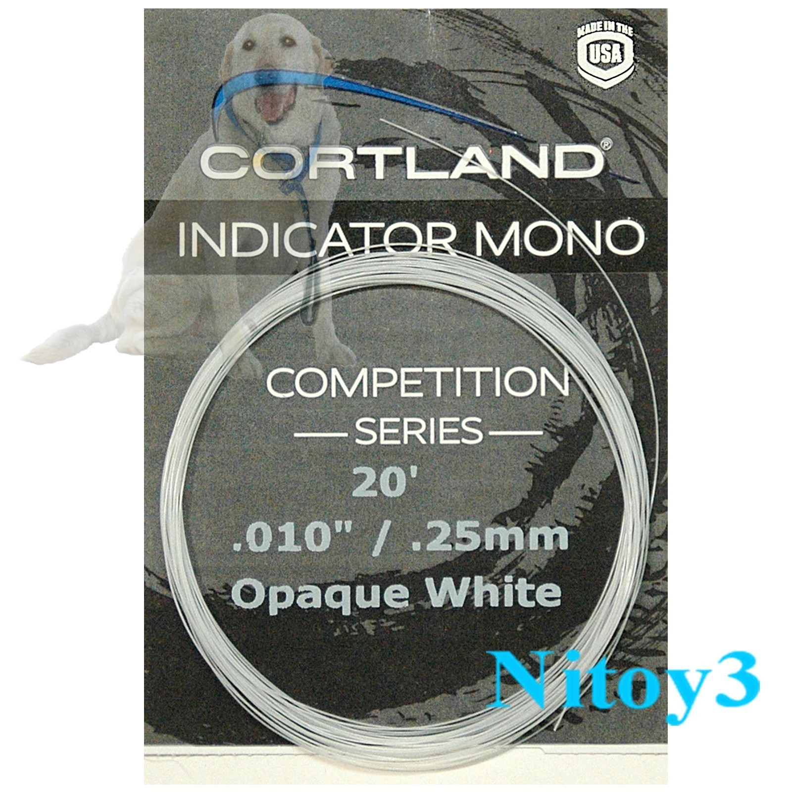 Cortland Indicator Mono Coil Leader Competition Series 3Pack Of 20’ (ea)