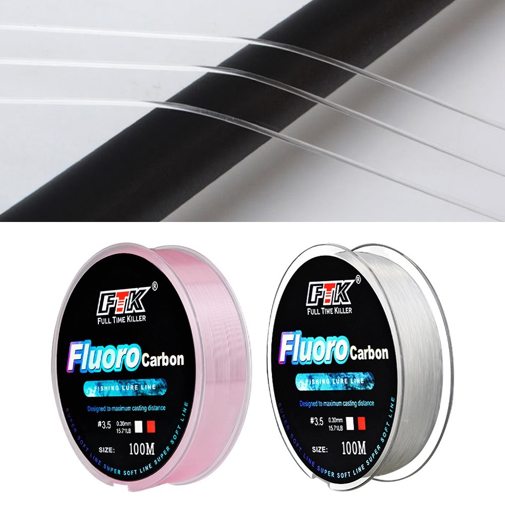 Lightweight and Strong 100M Fluorocarbon Fishing Line Perfect for Any Lure