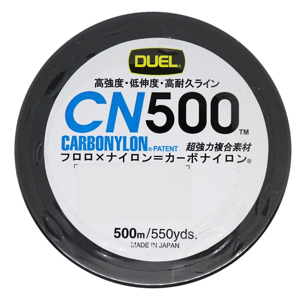 DUEL CN500 Carbon Nylon Line 500m #10 17kg Blue Fishing Line copolymer ‎H3458-B