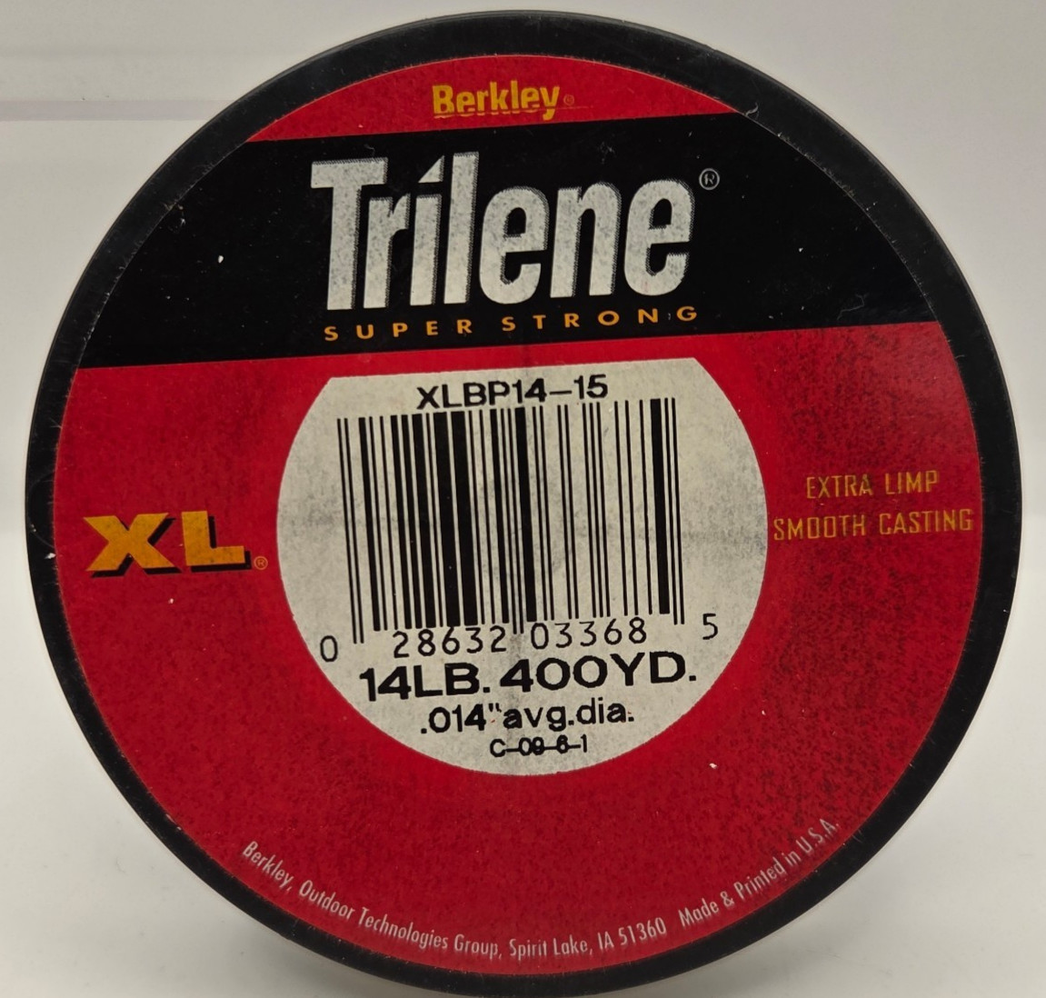 Berkley Trilene XL 14 lb 400 yd Clear Fishing Line Monofilament NEW