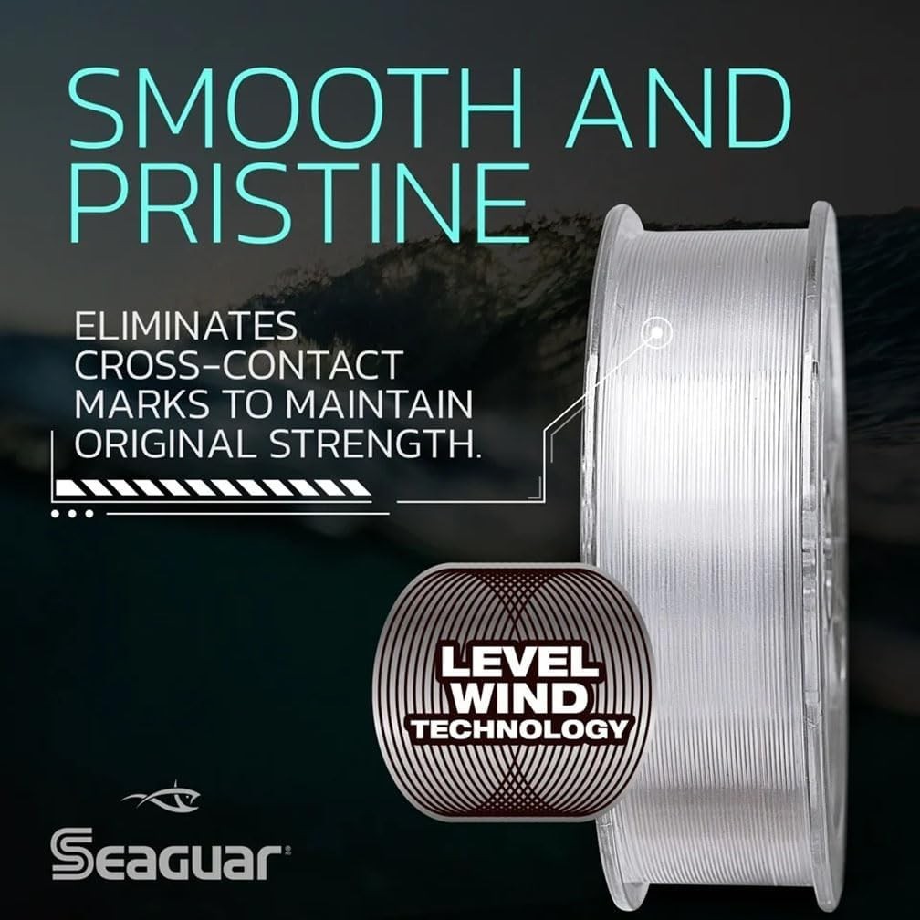 Unmatched Strength Blue Label 100% Fluorocarbon Fishing Line Leader – 20lb/75ft