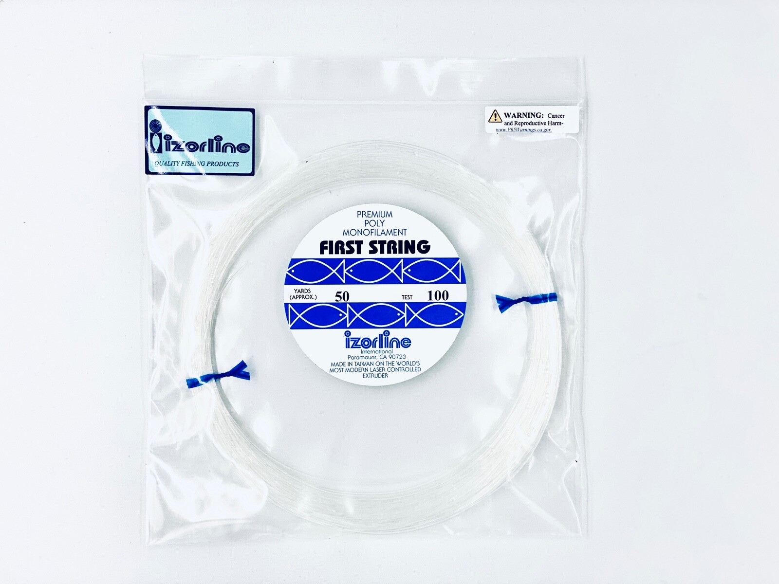 Izorline First String Premium Monofilament Big Game Leader Material 50 Yards