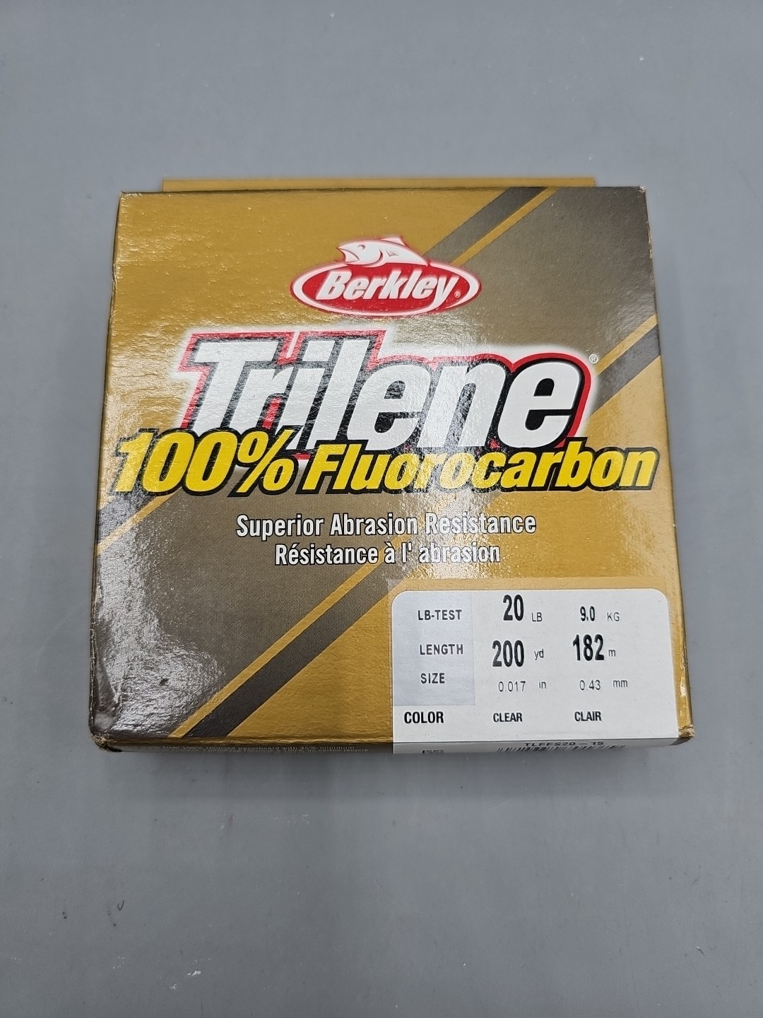 NEW Berkley Trilene 100% Fluorocarbon 20 lb Fishing Line 200 yd Clear
