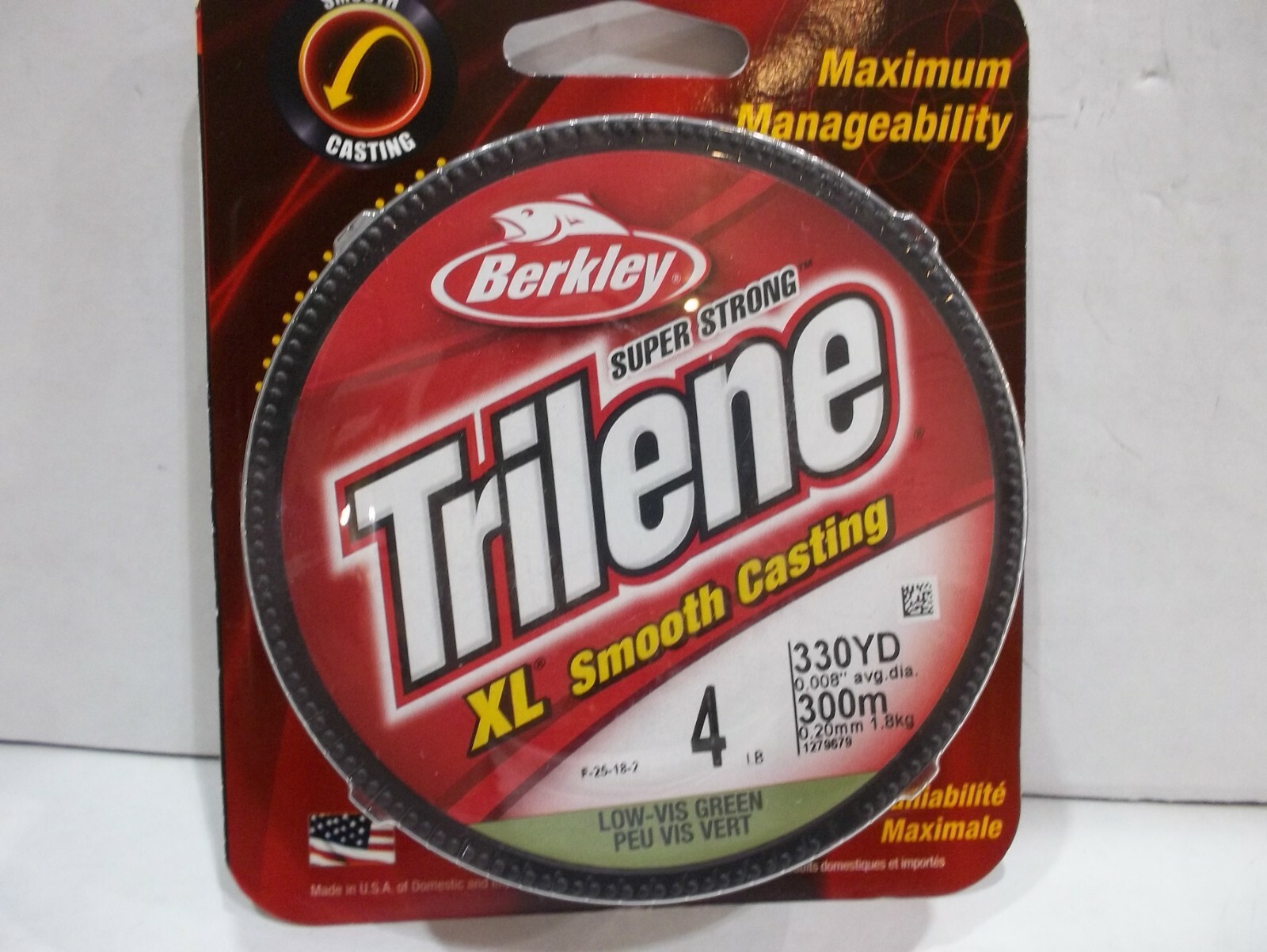 Berkley Trilene XL fishing line Green Color Choose your line weight! NIP