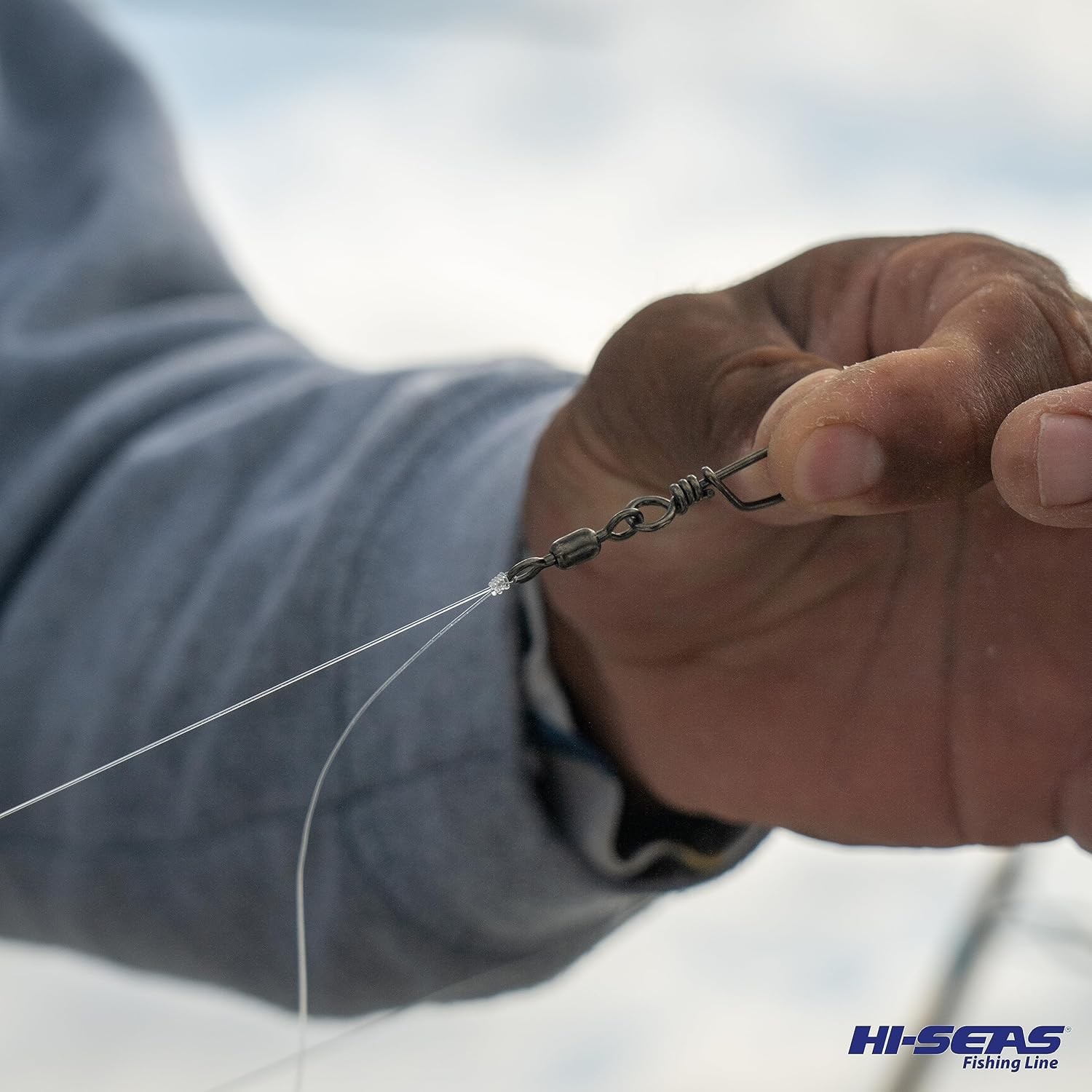 HI-SEAS 100% FLUOROCARBON Fishing LINE Leader – 50 Yard, 12 Pound Test, Clear