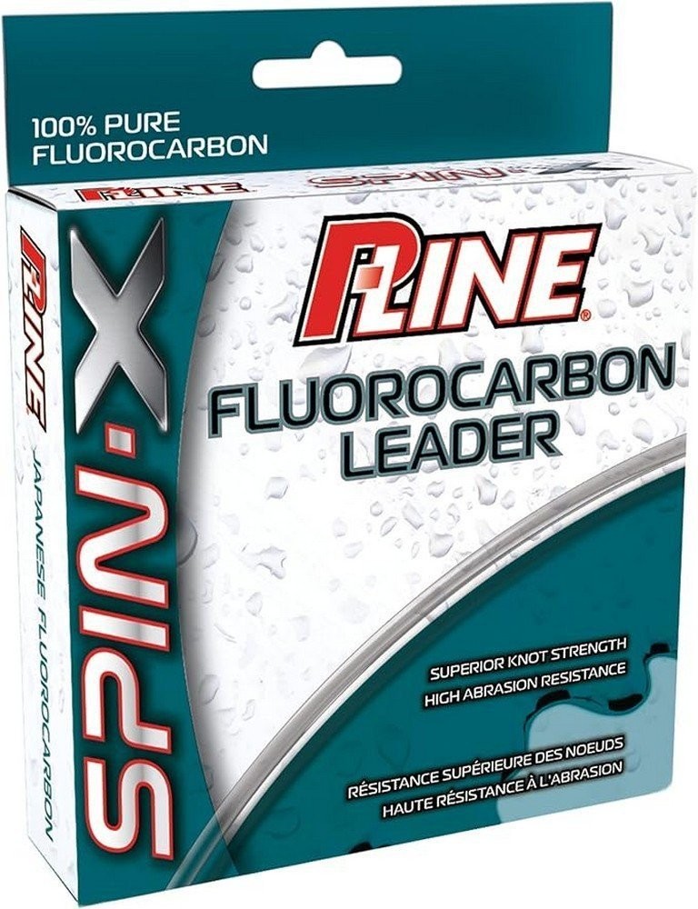 P-Line Spin-X Fluorocarbon Leader 50 Yard Fishing Line Clear