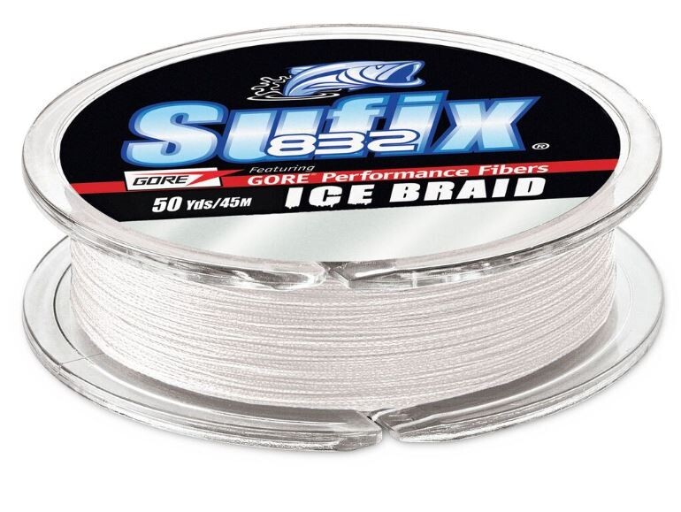 Sufix 832 Ice Braid 4# Ghost 50yd
