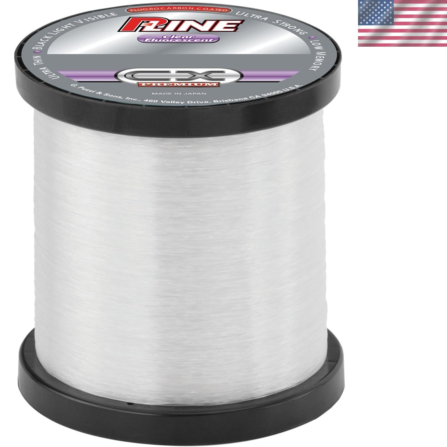 Ultra Thin CX Fishing Line – 3000 YD, 8 lb Fluorocarbon Coated Strength
