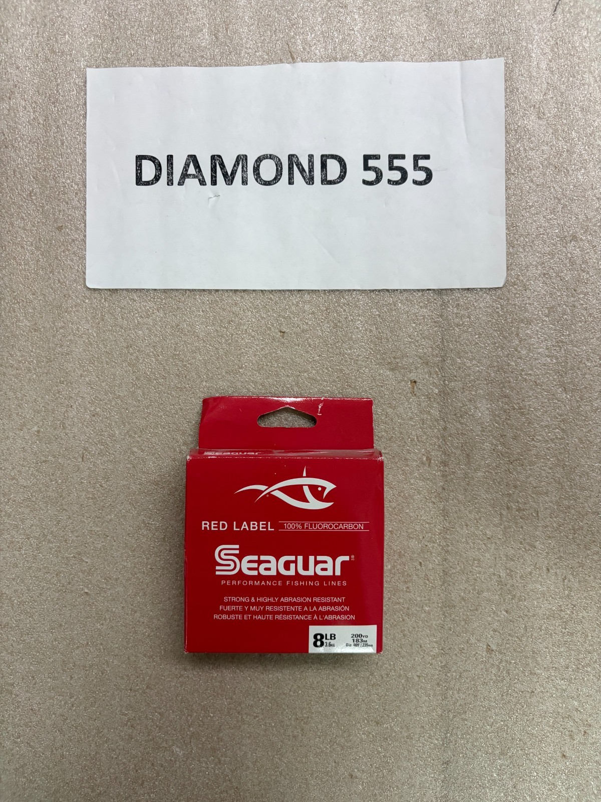 SEAGUAR RED LABEL FLUOROCARBON fishing line 8 LB 200 yds #7158