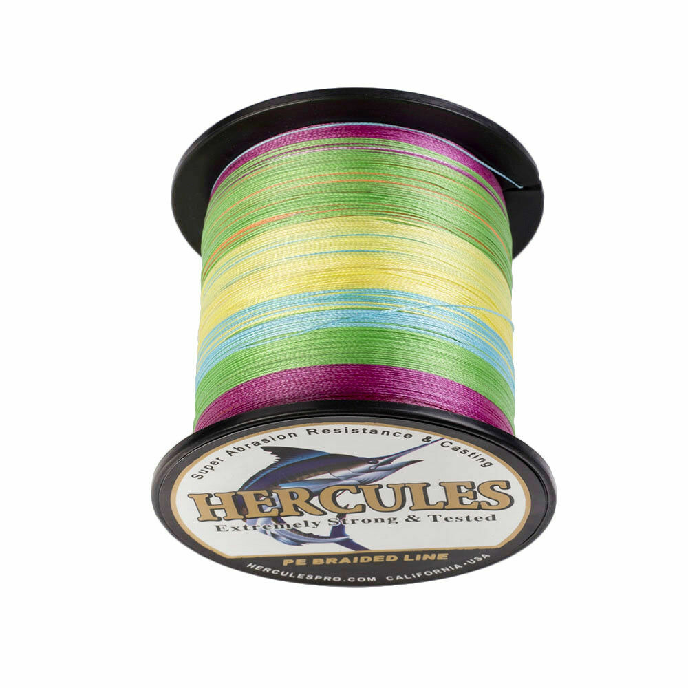 HERCULES 300/500/1000m 10-300lb 4 Strands PE Weave Extreme Braided Fishing Line