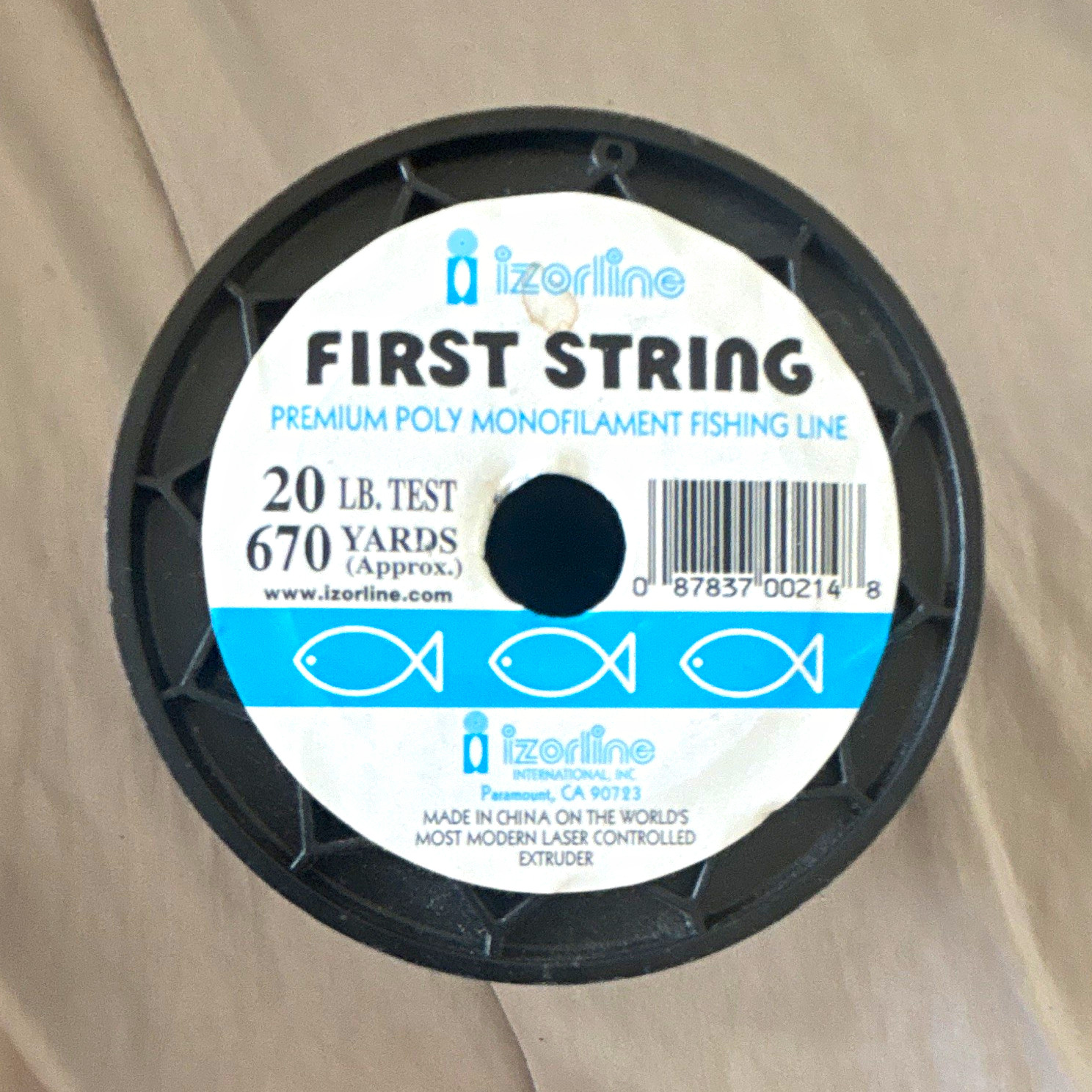 Izorline First String Premium 20 lb 670 yd 0.018 in Clear Nylon Mono Line