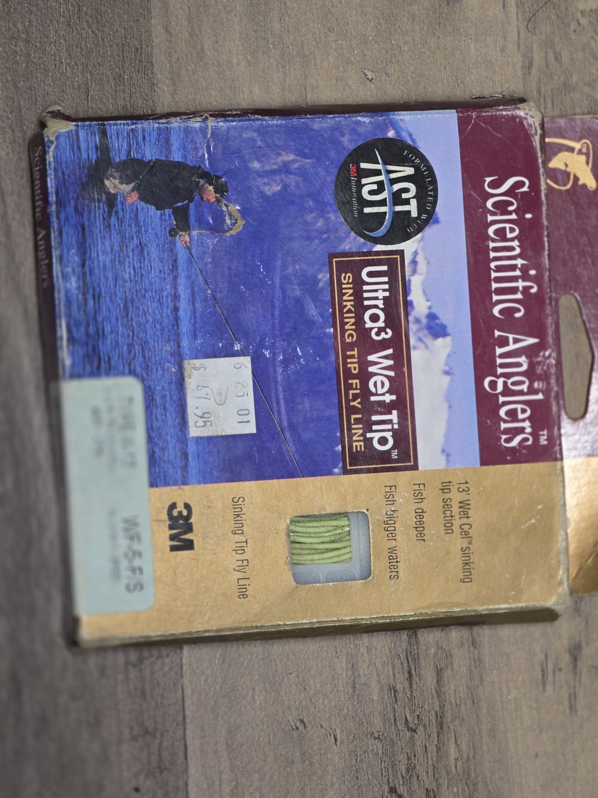 Scientific Anglers Ultra3 Wet Tip WF5/6S Sinking Tip Fly Line 3M USA Vintage