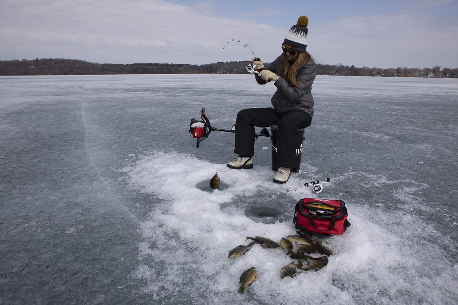 Trilene 100% Fluorocarbon Ice Fishing Line