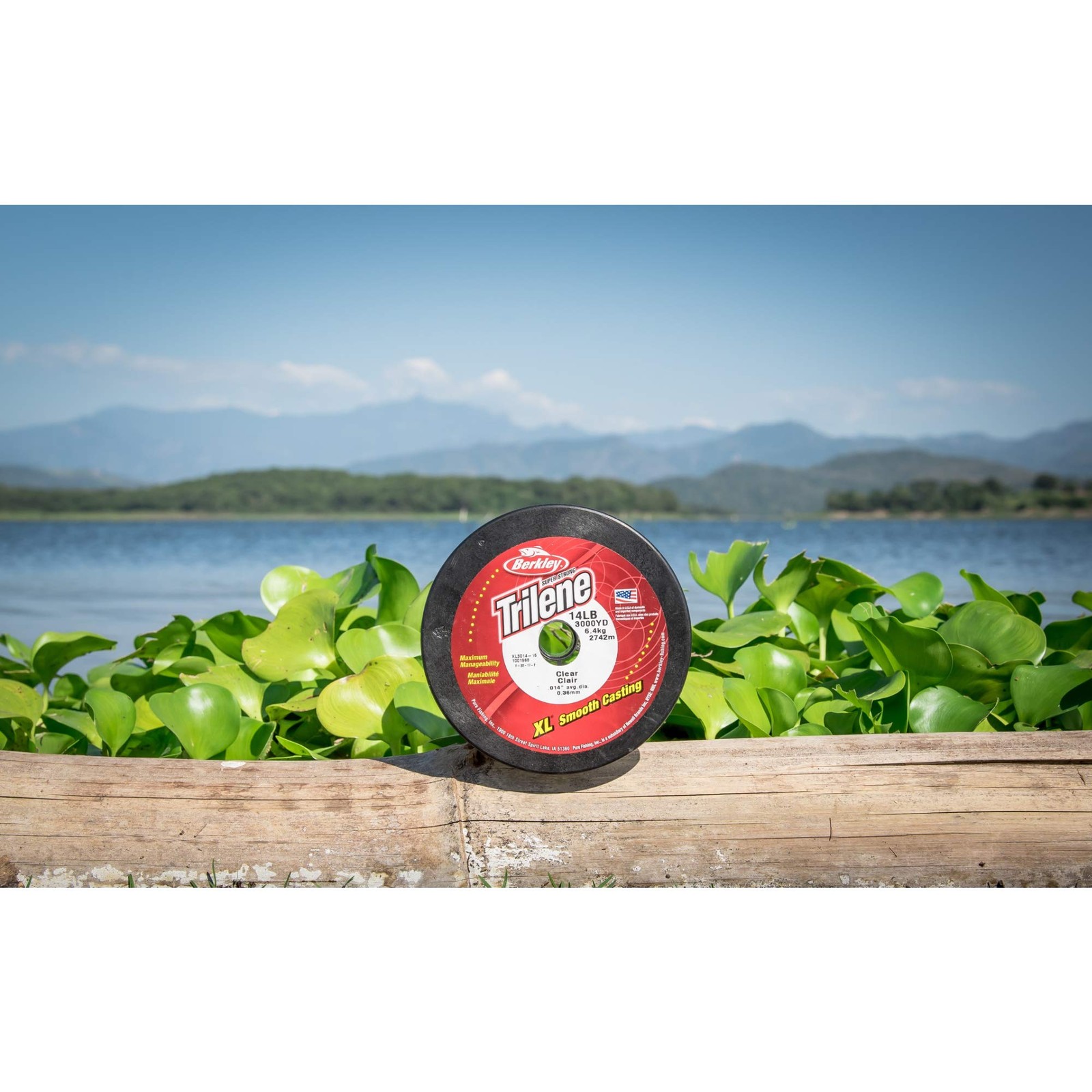Berkley Trilene Xl 3000Yd Clear Fishing Line 17Lb Break Strength Smooth Casting