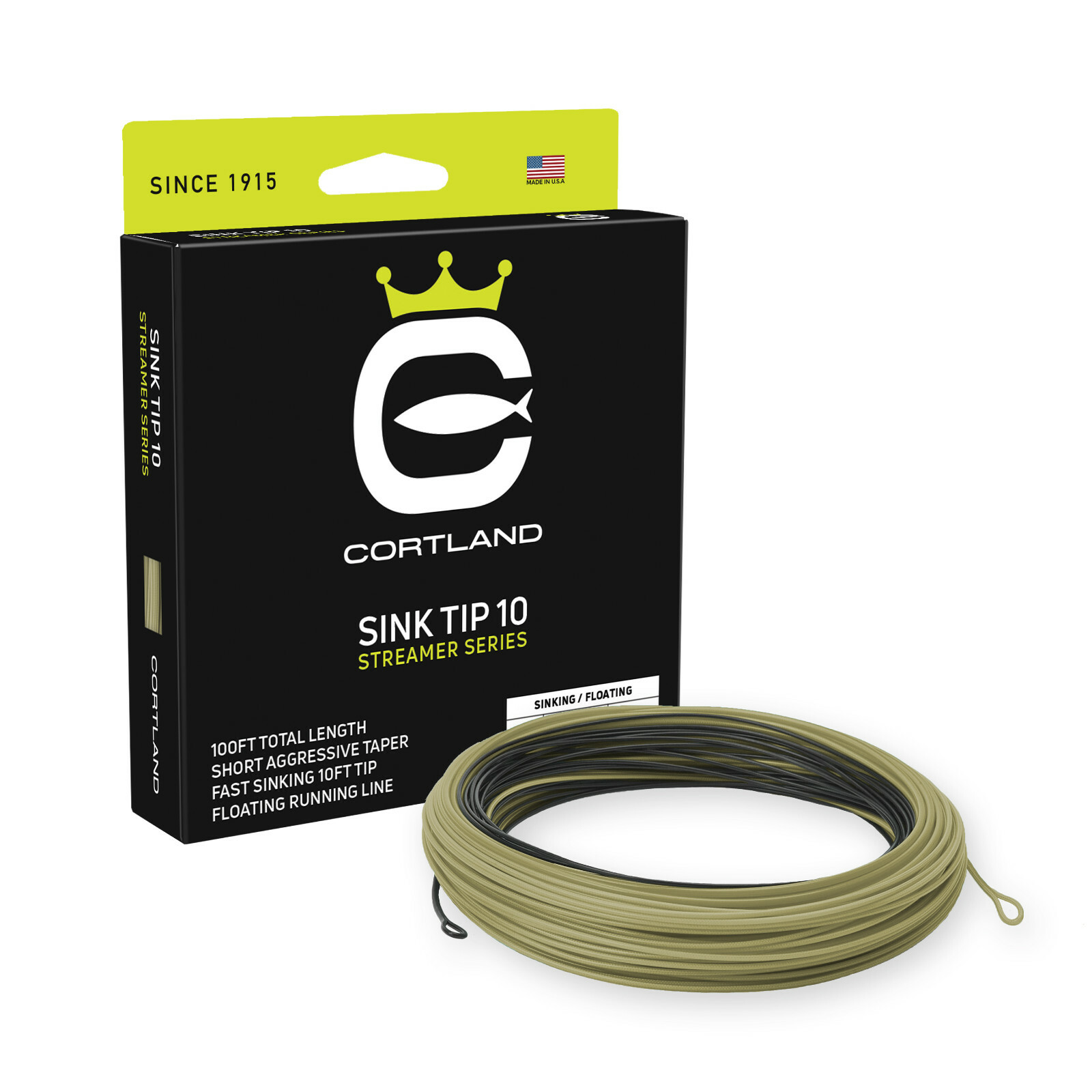 Cortland Streamer Series – Sink Tip 10 Fly Line
