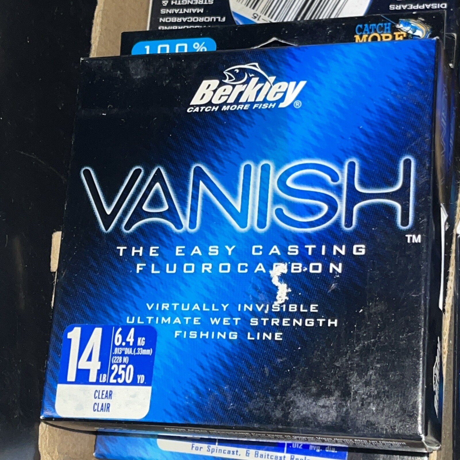 Berkley Vanish Fluorocarbon LINE 14lb 250 Yards Fly match Virtually Invisible