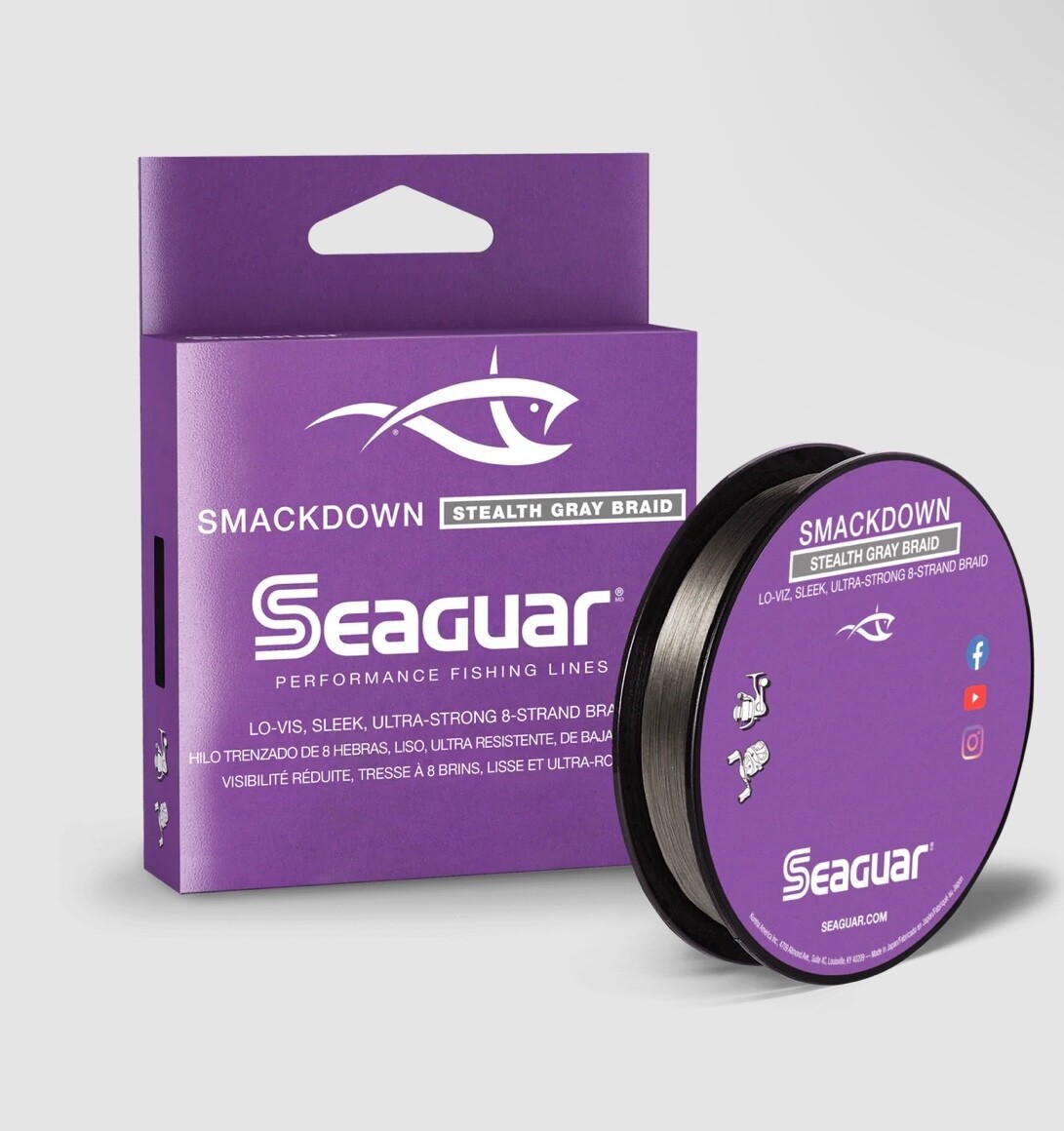 Seaguar Smackdown Stealth Gray Strand Braid