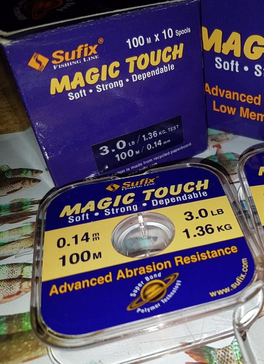 SPOOL SUFIX MAGIC TOUCH LINE 3lb Coarse Match Fishing Robust river lake fish ROD