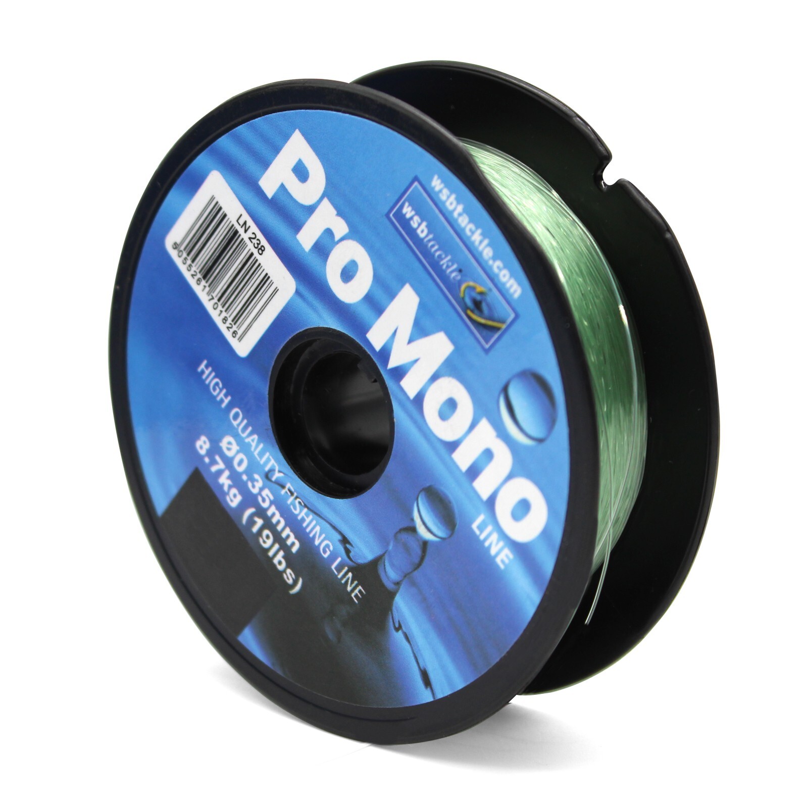 100m Pro Mono Fishing Line 19lb Low Visibility Abrasion Resistance Monofilament