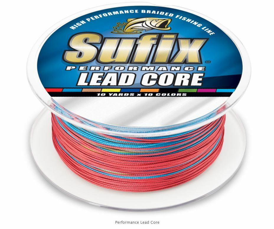 Sufix Performance Lead Core – 10-Color Metered – 36 lb Test – 200 yards
