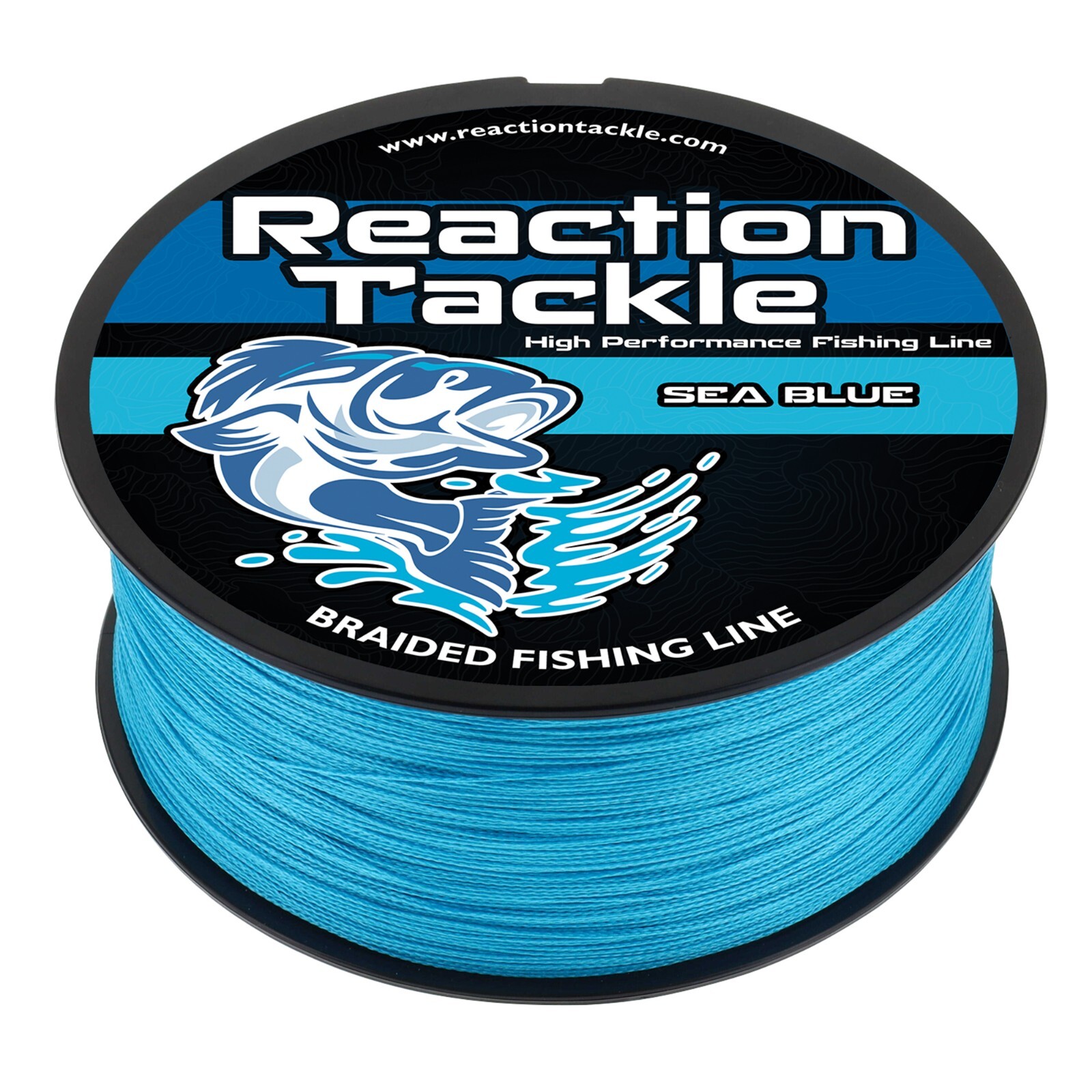 Reaction Tackle High Braided Fishing Line / Braid – Sea Blue 4 and 8 Strand