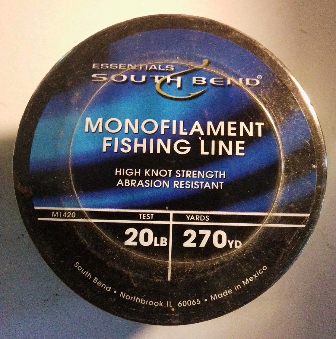 NEW Essentials South Bend Monofilament Fishing Line 20 Lb 270 Yd Abrasion Resist